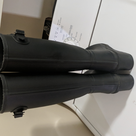 Hunter boot wedge black 9 us - Picture 5 of 8